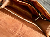 10" Leather Book Bag | Padded Book Compartments