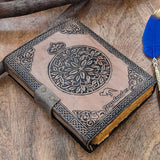 New- Double Dragon Leather Journal | 5 Stone Choices