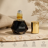 Musk Oil | 6ml Roll on handmade blend | Woody Spice Blend - 250 Applications | New Offering