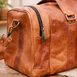 Weekender 25'' Leather Duffle Bag | New