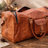 Weekender 25'' Leather Duffle Bag | New