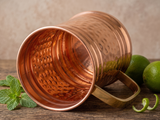 100% Pure Copper Moscow Mule Mug 500ml | Handcrafted Hammered Mug