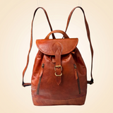 14'' Leather Backpack | Floral Lining (New)