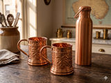 100% Pure Copper Mug 450ml | Handcrafted Mug