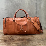 Weekender 25'' Leather Duffle Bag | New