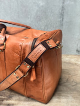 Weekender 25'' Leather Duffle Bag | New