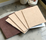 A5 Refillable Leather Journal | 2 Colors- Rustic Tan/ Dark Brown