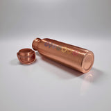 1 ltr Pure 7 Chakras Copper Water Bottle- with Handle