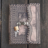 Antique Lock n Key Leather Journal | 240 pages