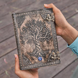A5 Tree of Life leather journal | 2 Colour Options