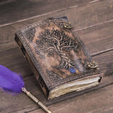 A5 Tree of Life leather journal | 2 Colour Options