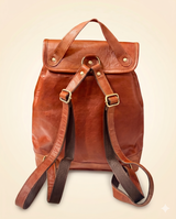 14'' Leather Backpack | Floral Lining (New)