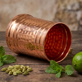 100% Pure Copper Moscow Mule Mug 500ml | Handcrafted Hammered Mug