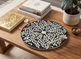 4 Designs- Mother of Pearl Boutique Floral Serving Trays