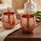 100% Pure Copper Mug 450ml | Handcrafted Mug