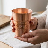 100% Pure Copper Glass 300ml | Hammered Glass