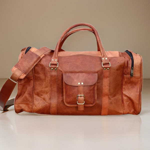 Weekender 25'' Leather Duffle Bag