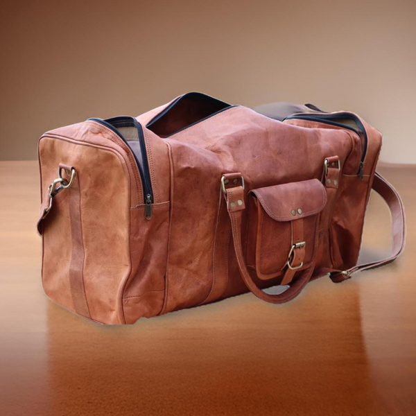 Weekender 25'' Leather Duffle Bag