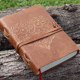 A5 Floral Heart Leather Journal | Classic Journal