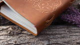 A5 Floral Heart Leather Journal | Classic Journal