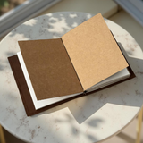 A5 Refillable Leather Journal | 2 Colors- Rustic Tan/ Dark Brown