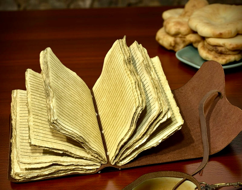 A5 Key Leather Journal | 240 Antique Pages