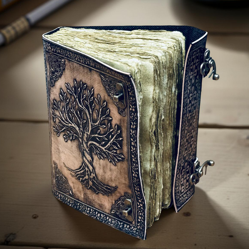 A5 Tree of Life leather journal | 2 Colour Options