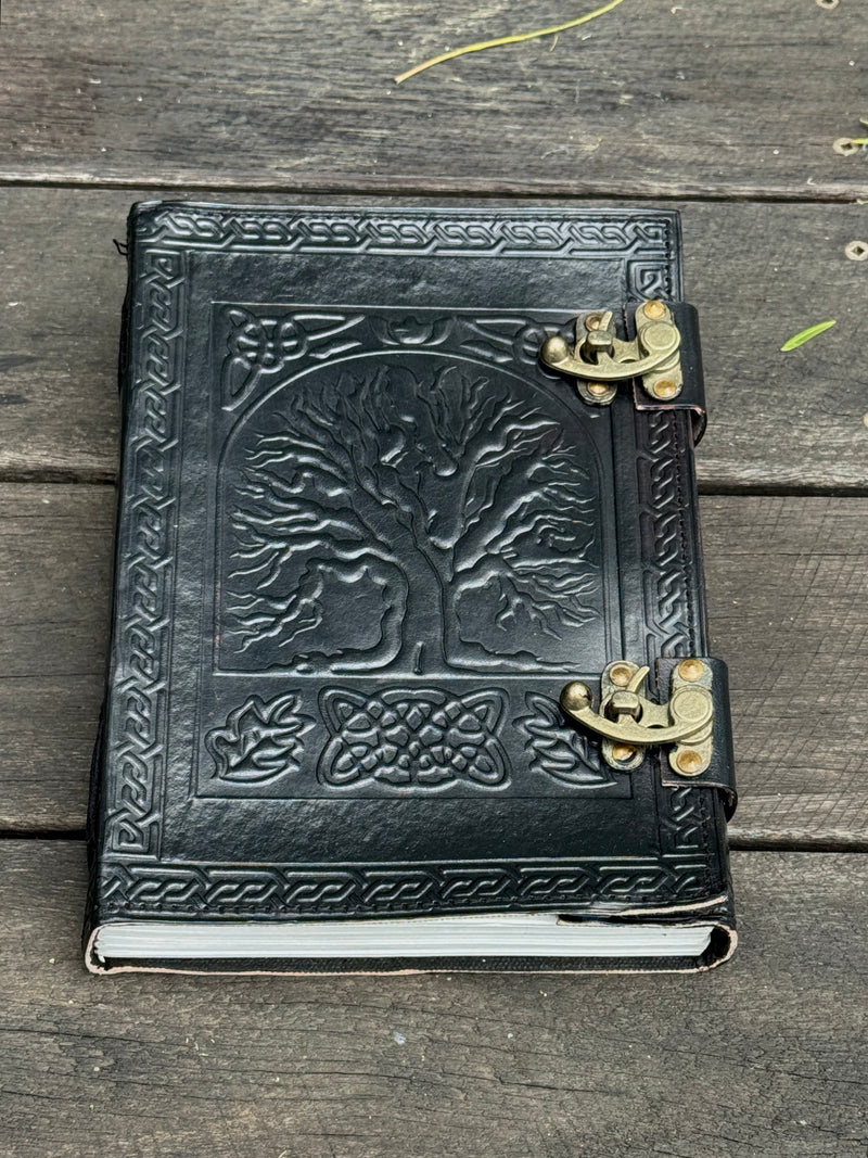 10'' Tree of Life Leather Journal | 300 White Pages