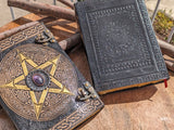 10"x7" Fat Pentagram Leather Journal | 400 Pages