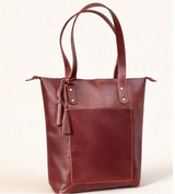 Personalised Leather Tote Bag | 16" Large Size  | Spacious & Durable | Full Grain Buffalo Leather