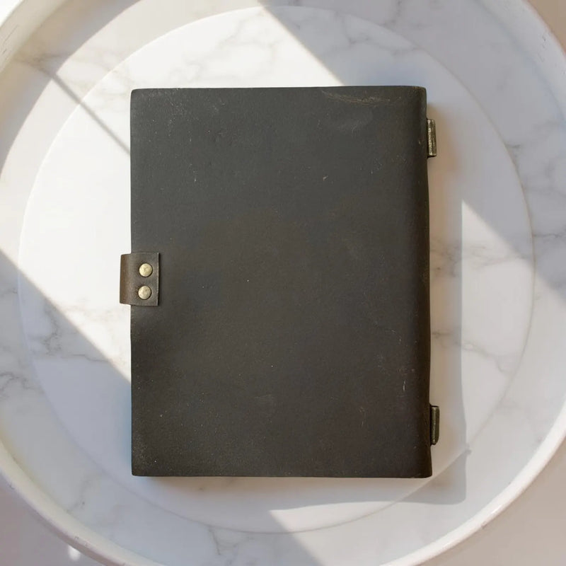 A5 Refillable Leather Journal | 2 Colors- Rustic Tan/ Dark Brown