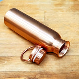 1 ltr Pure Copper Water Bottle- with Handle