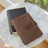 A5 Refillable Leather Journal | 2 Colors- Rustic Tan/ Dark Brown