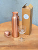 1 ltr Pure Copper Water Bottle- with Handle