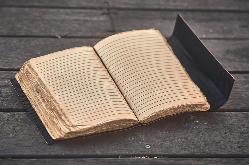 Brown Triple Moon Leather Journal | 5 Stone Choices