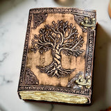 A5 Tree of Life leather journal | 2 Colour Options