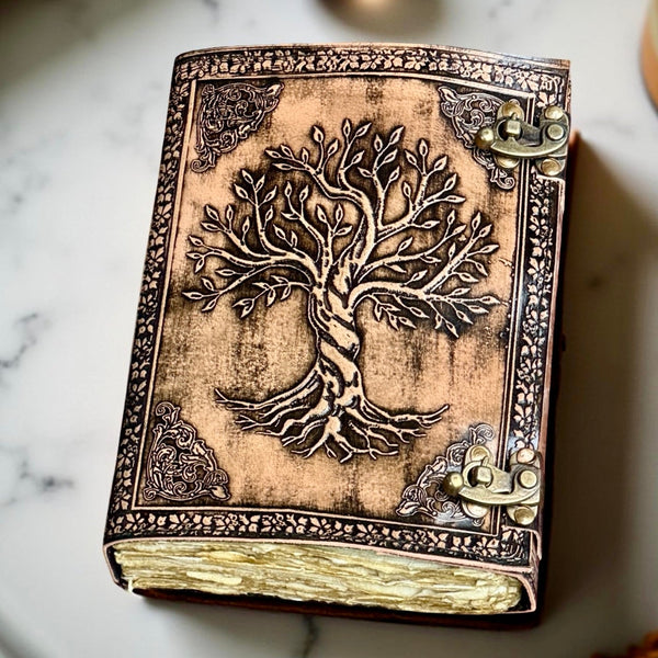 A5 Tree of Life leather journal | 2 Colour Options
