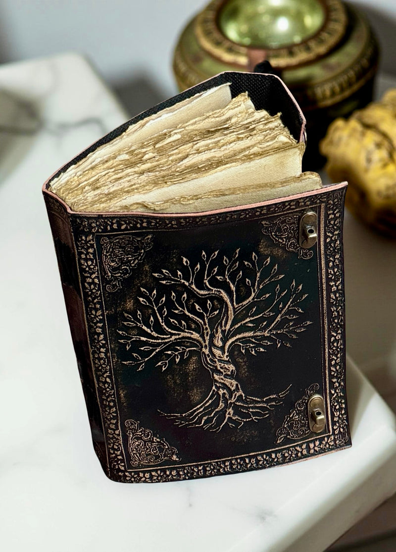 A5 Tree of Life leather journal | 2 Colour Options