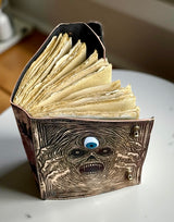 A5 Skull and Evil Eye Leather Journal