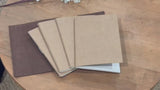 A5 Refillable Leather Journal | 2 Colors- Rustic Tan/ Dark Brown